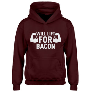Hoodie Will Lift for Bacon Kids Hoodie