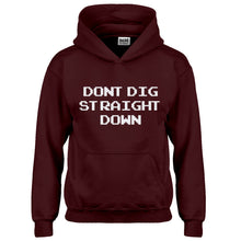 Hoodie Don't Dig Straight Down Kids Hoodie
