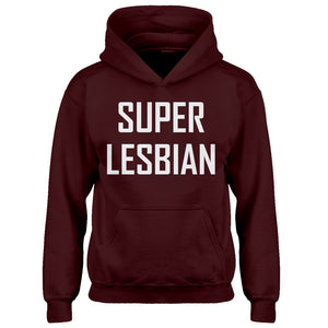 Youth Super Lesbian Kids Hoodie