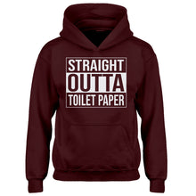 Youth Straight Outta Toilet Paper Kids Hoodie