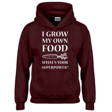 Hoodie I Grow My Own Food Kids Hoodie