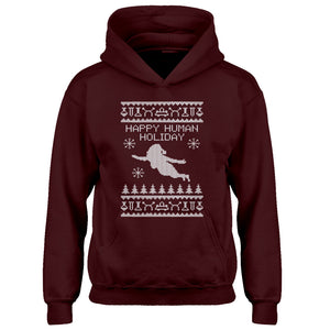 Hoodie Happy Human Holiday Kids Hoodie