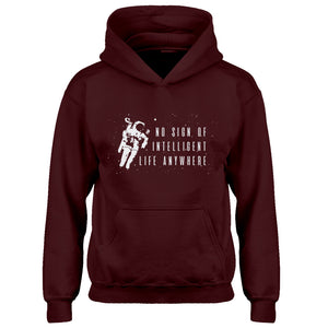 Hoodie No Sign of Intelligent Life Kids Hoodie