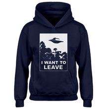 Youth I Want to Leave Kids Hoodie