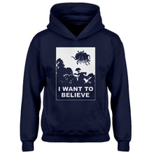 Youth I Want to Believe Flying Spaghetti Monster Kids Hoodie