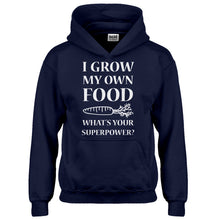 Hoodie I Grow My Own Food Kids Hoodie