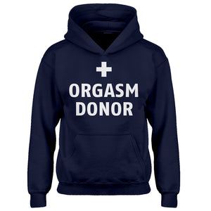 Youth Orgasm Donor Kids Hoodie