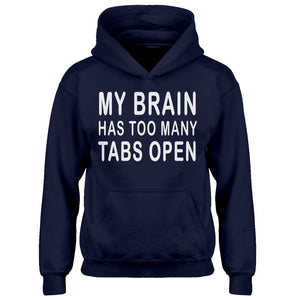 Hoodie Too Many Tabs Open Kids Hoodie