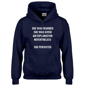 Hoodie She Persisted Venus Fist Kids Hoodie