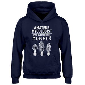 Youth Questionable Morels Kids Hoodie