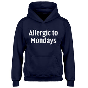Youth Allergic to Mondays Kids Hoodie