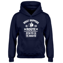 Hoodie What Happens on the Route Stays on the Route Kids Hoodie
