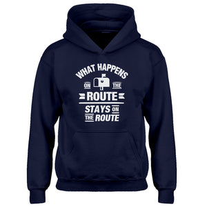 Hoodie What Happens on the Route Stays on the Route Kids Hoodie