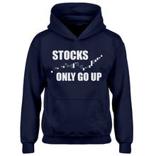 Youth STOCKS ONLY GO UP Kids Hoodie