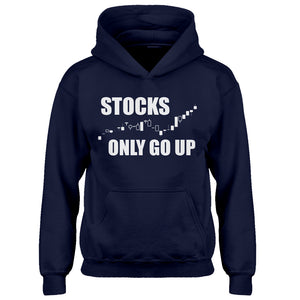 Youth STOCKS ONLY GO UP Kids Hoodie