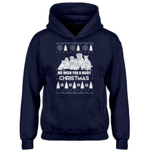 Hoodie We Wish You a Hairy Christmas Kids Hoodie