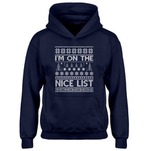 Hoodie Im on the Nice List Kids Hoodie