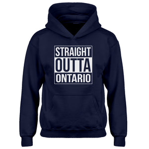 Youth Straight Outta Ontario Kids Hoodie