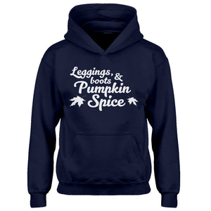 Youth Leggings, Boots, and Pumpkin Spice Kids Hoodie