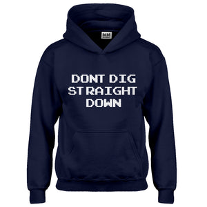 Hoodie Don't Dig Straight Down Kids Hoodie