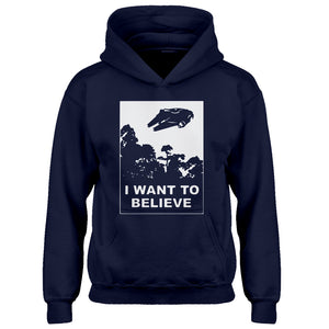 Youth I Want to Believe Star Ship Kids Hoodie