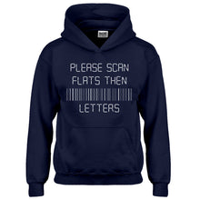 Hoodie Please Scan Flats Then Letters Kids Hoodie