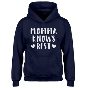 Hoodie Momma Knows Best Kids Hoodie