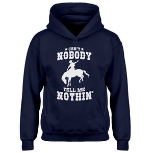 Youth Can't Nobody Tell Me Nothin' Kids Hoodie