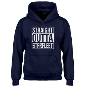 Youth Straight Outta Starfleet Kids Hoodie