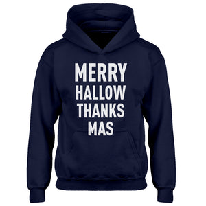 Hoodie Merry Hallow Thanks Mas Kids Hoodie
