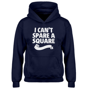 Youth I Can't Spare a Square Kids Hoodie
