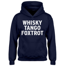Youth WHISKY TANGO FOXTROT Kids Hoodie