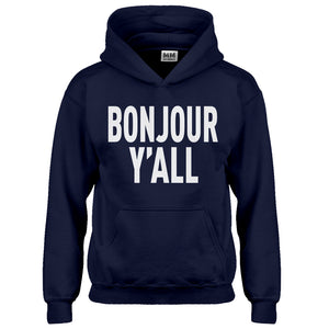 Hoodie Bonjour Yall Kids Hoodie