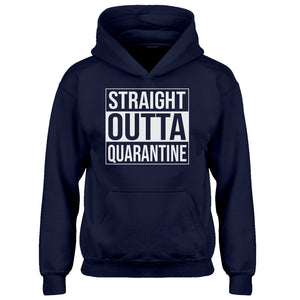 Youth Straight Outta Quarantine Kids Hoodie