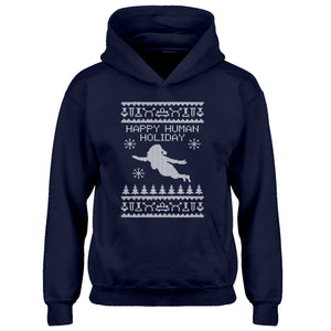 Hoodie Happy Human Holiday Kids Hoodie