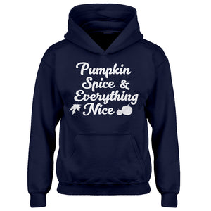 Youth Pumpkin Spice and Everything Nice Kids Hoodie