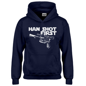 Hoodie Han Shot First Kids Hoodie