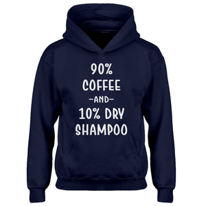 Hoodie 90% Coffee 10% Dry Shampoo Kids Hoodie
