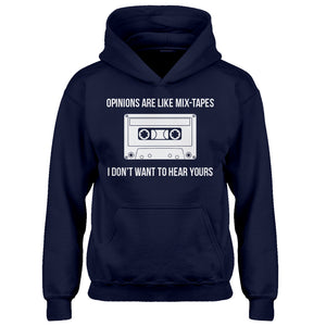 Youth Opinions are like Mixtapes Kids Hoodie
