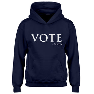 Youth Vote -Plato Kids Hoodie