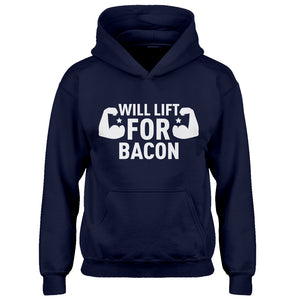 Hoodie Will Lift for Bacon Kids Hoodie