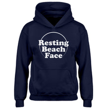 Youth Resting Beach Face Kids Hoodie