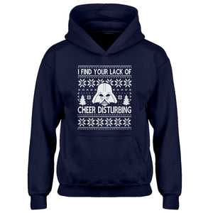 Hoodie I Find Your Lack of Cheer Disturbing Kids Hoodie
