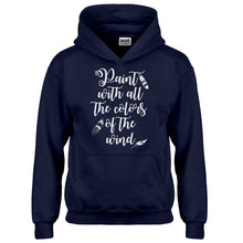 Hoodie Paint with all the Colors of the Wind Kids Hoodie