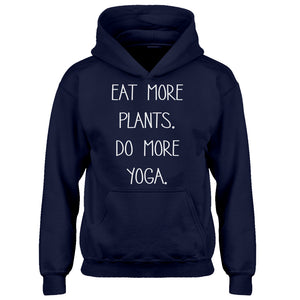 Hoodie More Plants More Yoga Kids Hoodie
