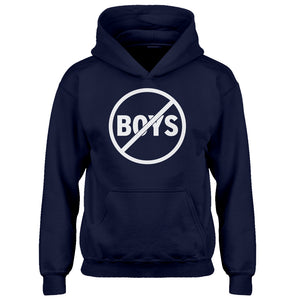 Youth No Boys Kids Hoodie