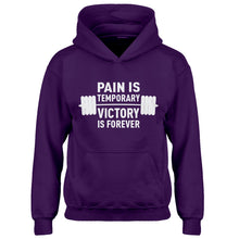 Hoodie Pain is Temporary Victory is Forever Kids Hoodie