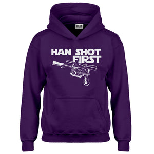 Hoodie Han Shot First Kids Hoodie