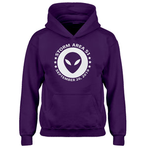 Youth Storming Area 51 Kids Hoodie