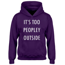 Hoodie Too Peopley Outside Kids Hoodie